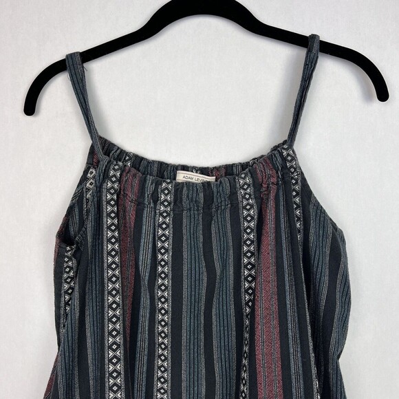 Adam Levine Tank Dress Tunic Womens M Multi Southwest Stripe Beach Summer Top - Picture 3 of 10